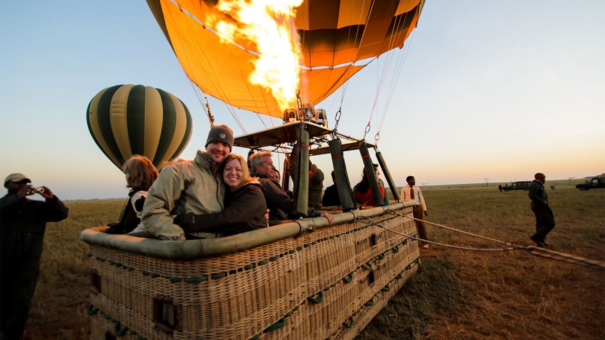 Masaai Mara Hot air balloon experience